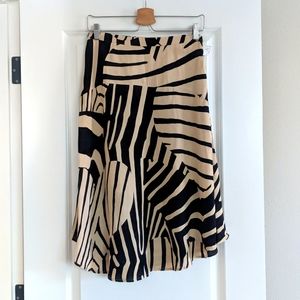 Maeve printed midi skirt